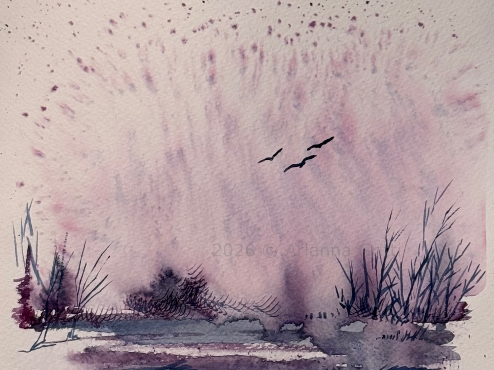 Arianna Gritti - illustrazioni e acquarelli - paesaggio